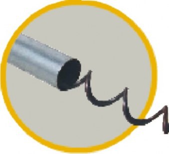 Helicóide de aço Temperado